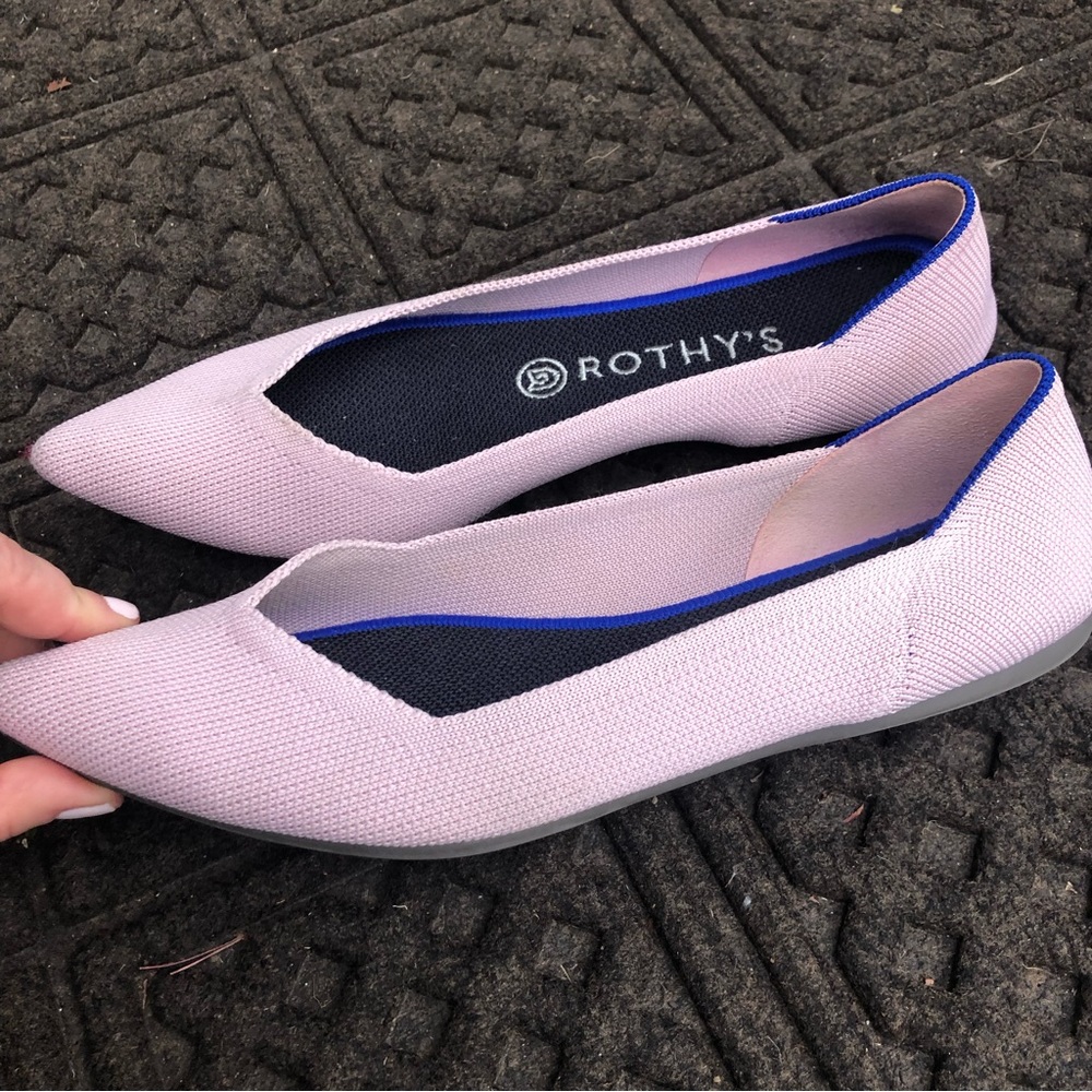 Rothy’s The Point size 9 petal pink